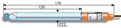 ЭСТ-0201 Лабораторный твердоконтактный pH-электрод общего назначения