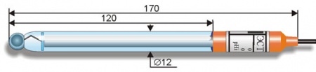 ЭСТ-0601  Лабораторный твердоконтактный pH-электрод общего назначения