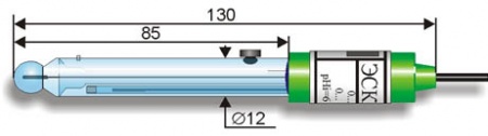 ЭСК-10302 Лабораторный комбинированный pH-электрод общего назначения уменьшенных габаритов