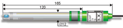 ЭСК-10309 Лабораторный комбинированный pH-электрод со встроенным термодатчиком (3 в 1)