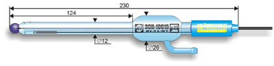 ЭСК-10615 Лабораторный комбинированный pH-электрод общего назначения