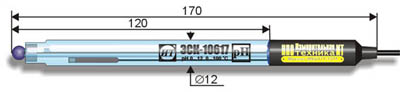 ЭСК-10617 Промышленный комбинированный pH-электрод общего назначения