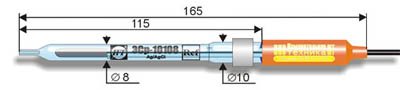 ЭСр-10108 Лабораторный электрод сравнения общего назначения уменьшенного диаметра