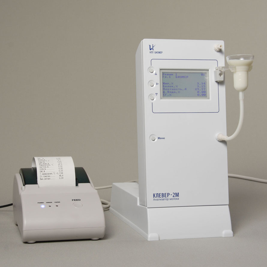 Анализатор жидкости ультразвуковой “Уликор”. Исполнение “Клевер-2М” (анализатор молока)